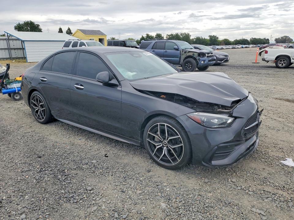 2023 Mercedes-benz C-klasse VIN W1KAF4GB8PR081939 COPART salvage auction — FRONT END, CA, sold $13,700 on 2026-07-14 (photo 4)