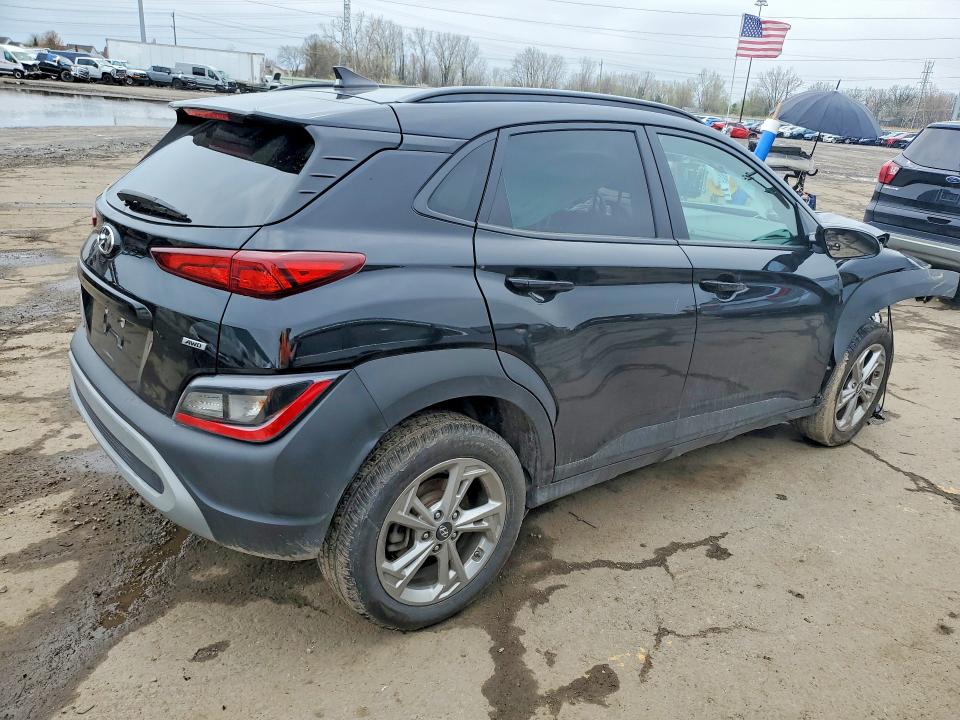 2023 Hyundai Kona VIN KM8K6CAB2PU059378 COPART salvage auction — FRONT END, Oh - Cert Of Title-Salvage, sold $1,100 on 2026-07-10 (photo 3)