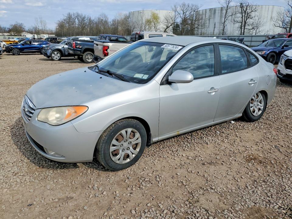 2010 Hyundai Elantra VIN KMHDU4AD7AU016457 COPART salvage auction — UNDERCARRIAGE, Ny - Mv907A-Parts Only, sold $450 on 2026-07-15 (photo 1)
