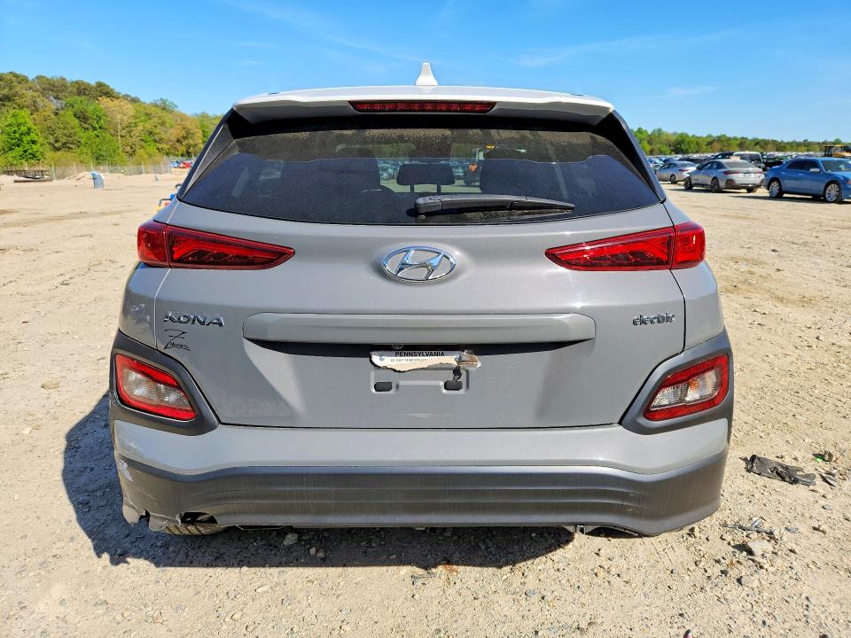 2021 Hyundai Kona VIN KM8K23AG3MU124144 COPART salvage auction — REAR END, Md - Cert Of Salvage < 75% Damage, sold $8,900 on 2026-07-14 (photo 6)