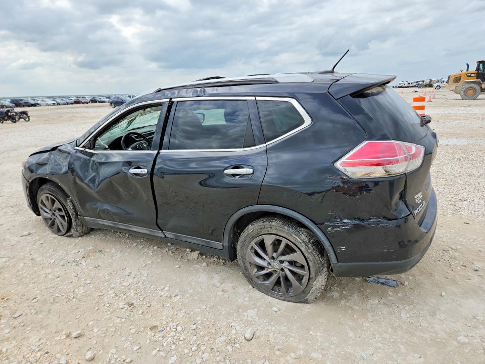 2016 Nissan Rogue VIN 5N1AT2MT5GC731524 COPART salvage auction — ROLLOVER, Tx - Salvage Vehicle Title, sold $1,300 on 2026-07-09 (photo 2)