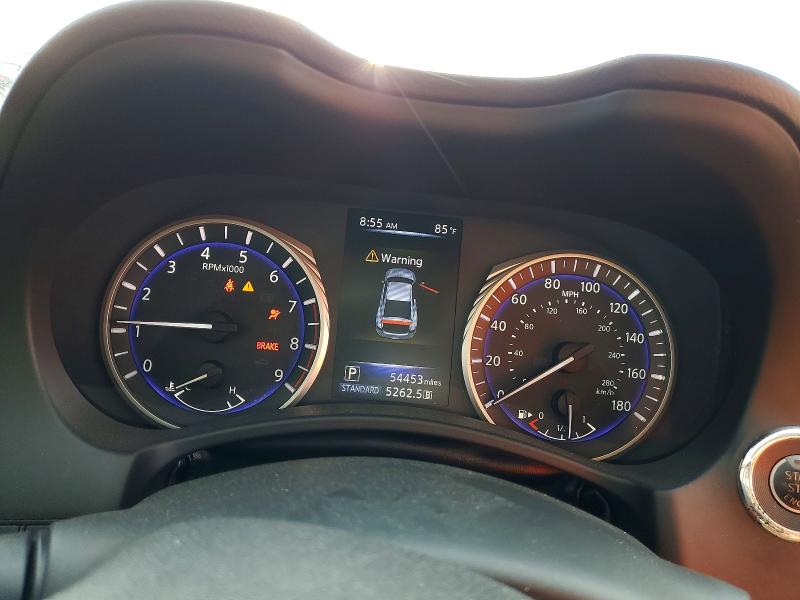 2018 Infiniti Q50 VIN JN1EV7AP4JM361790 COPART salvage auction — SIDE, FL, sold $5,100 on 2026-07-13 (photo 9)