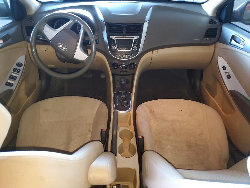 2014 Hyundai Accent VIN KMHCT4AE4EU626460 COPART salvage auction — FRONT END, Salvage Title, sold $575 on 2026-07-22 (photo 8)