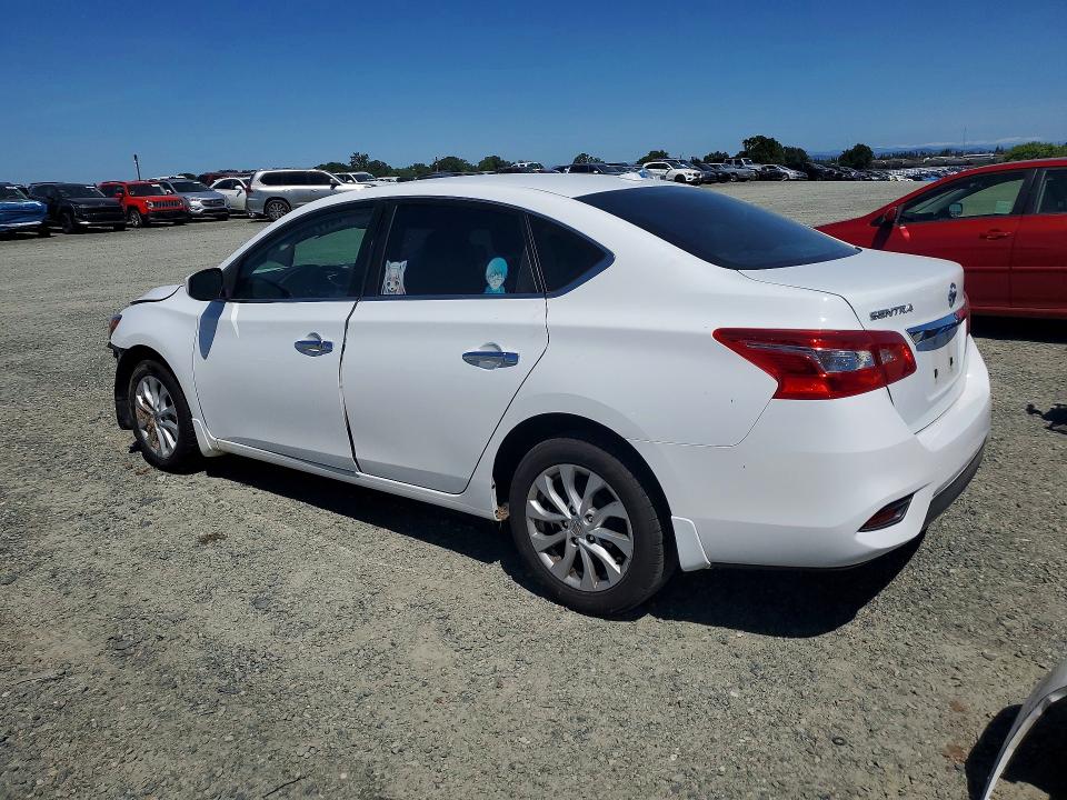 2019 Nissan Sentra VIN 3N1AB7AP6KY361036 COPART salvage auction — FRONT END, Ca - Salvage Certificate, sold $2,150 on 2026-07-09 (photo 2)