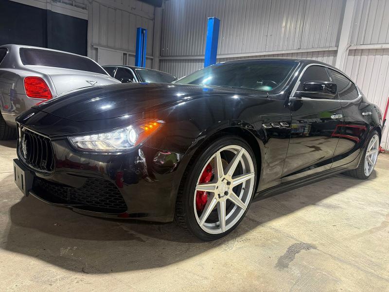 2014 Maserati Ghibli VIN ZAM57RTA9E1112724 COPART salvage auction — DAMAGE HISTORY, Co - Salvage Title (P), sold $17,600 on 2026-07-10 (photo 2)