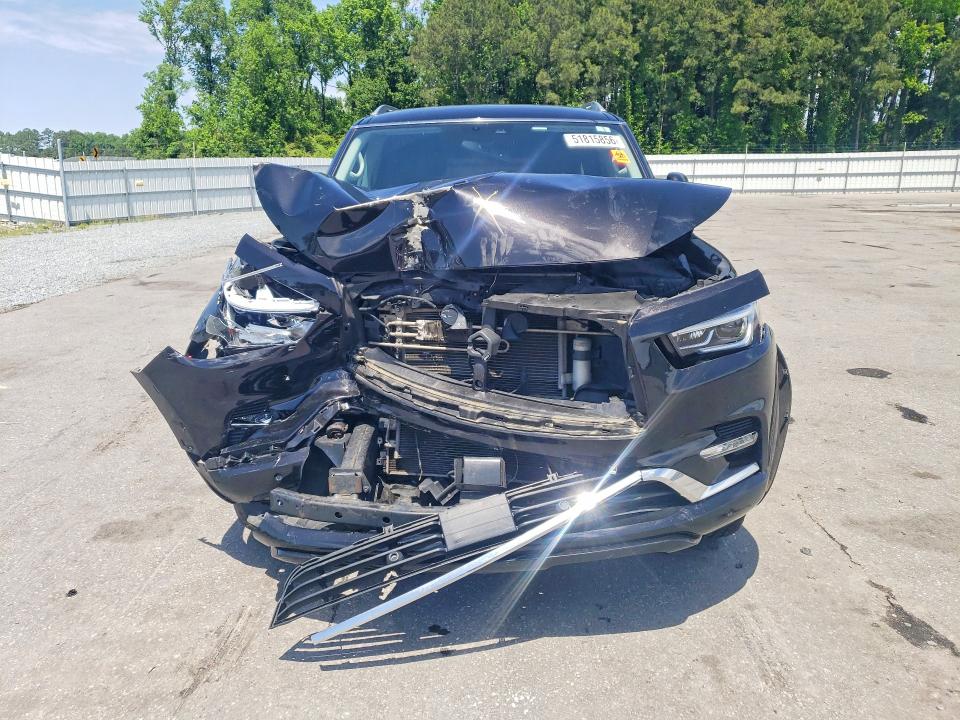 2019 Infiniti VIN JN8AZ2NE7K9231216 COPART salvage auction — FRONT END, Nc - Certificate Of Title, sold $625 on 2026-07-21 (photo 5)