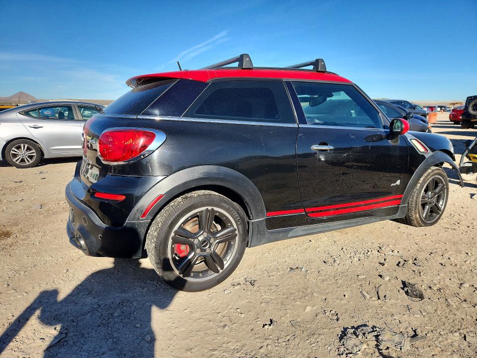 2014 Mini Cooper VIN WMWSS9C56EWN98496 COPART salvage auction — FRONT END, Salvage Title, sold $700 on 2026-08-21 (photo 3)