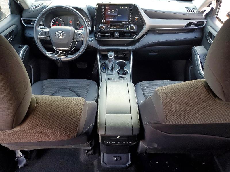 2020 Toyota Highlander VIN 5TDZZRAH8LS007771 COPART salvage auction — SIDE, Salvage Title, sold $8,300 on 2026-07-10 (photo 8)