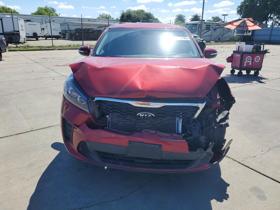 2020 Kia Sorento VIN 5XYPGDA57LG682403 COPART salvage auction — FRONT END, Ca - Salvage Certificate, sold $2,250 on 2026-07-20 (photo 5)