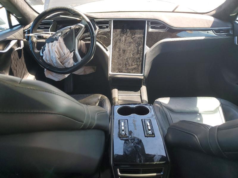 2015 Tesla Model s VIN 5YJSA1E11FF118811 COPART salvage auction — FRONT END, Ca - Dis/Dlr/Exp Clean W/Salv Hist, sold $700 on 2026-07-29 (photo 8)