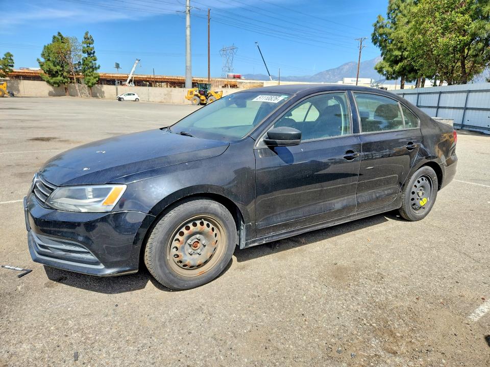 2015 Volkswagen Jetta VIN 3VW2K7AJ1FM321387 — COPART salvage auction photo