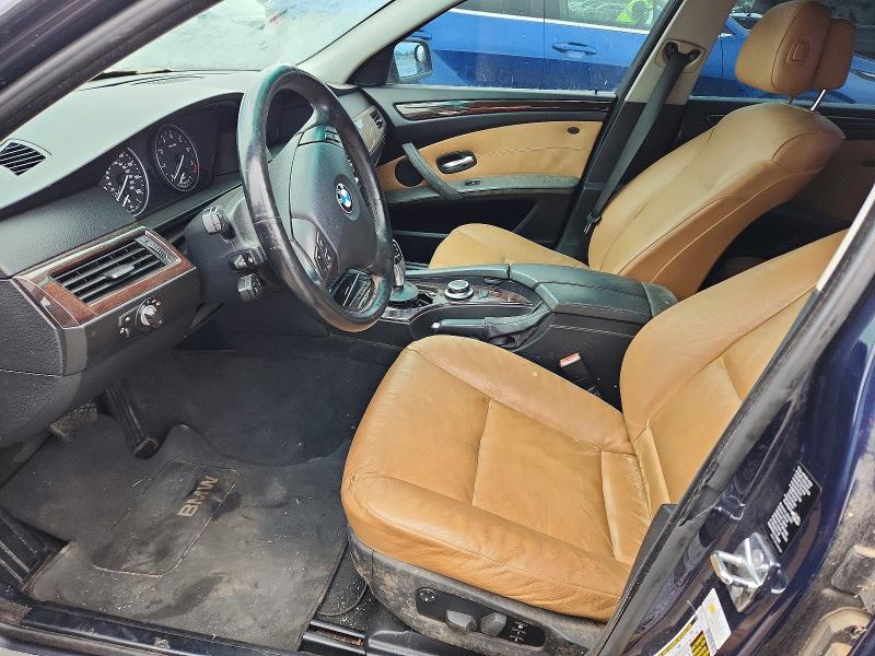 2008 BMW 5 series VIN WBANV93528CZ65484 COPART salvage auction — REJECTED REPAIR, Tx - Salvage Vehicle Title, sold $625 on 2026-07-09 (photo 7)