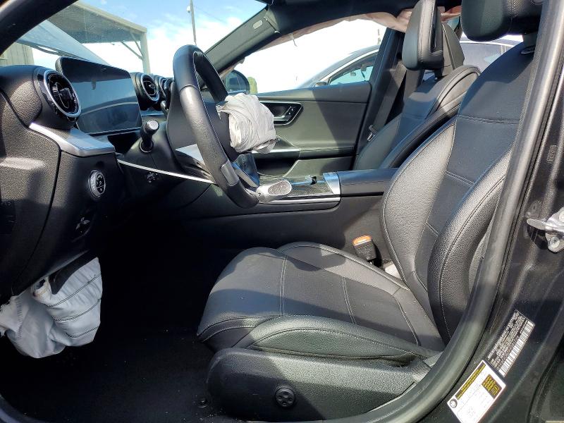 2023 Mercedes-benz C-klasse VIN W1KAF4GB7PR091734 COPART salvage auction — FRONT END, Ca - Salvage Certificate, sold $12,800 on 2026-07-09 (photo 7)