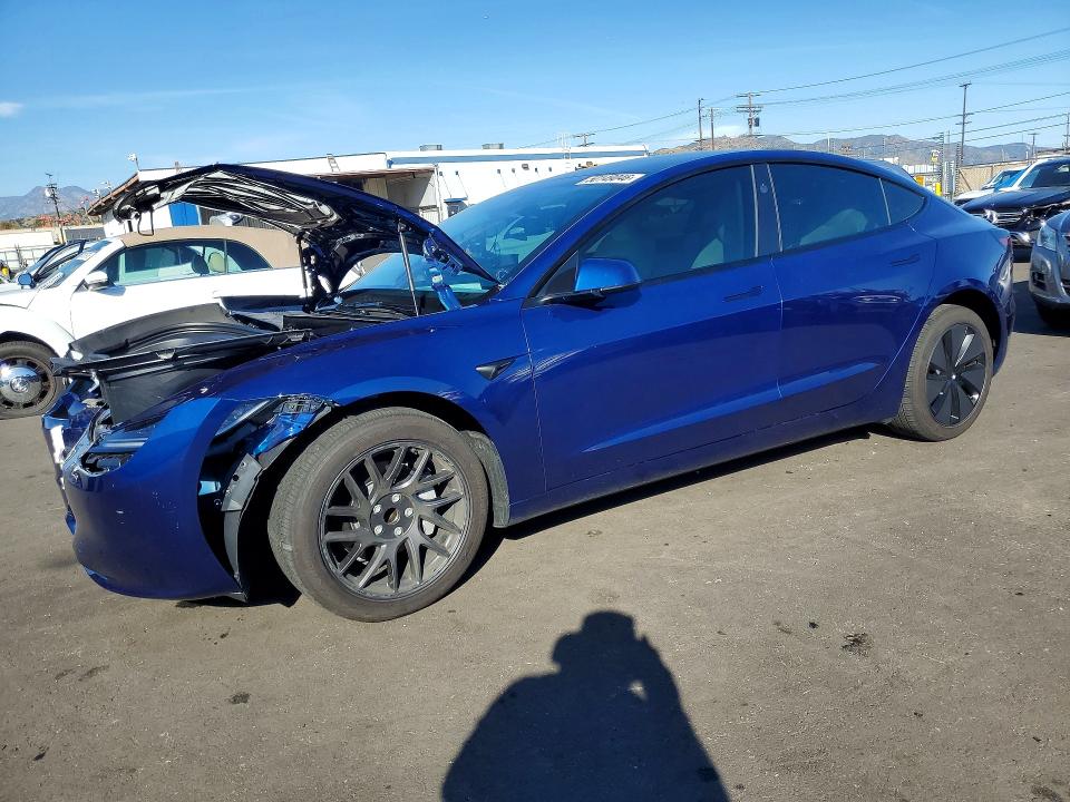 2025 Tesla Model 3 VIN 5YJ3E1EA1SF041876 COPART salvage auction — FRONT END, Salvage Title, sold $13,200 on 2026-07-13 (photo 1)