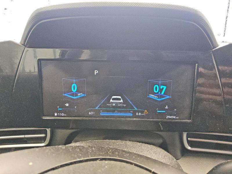 2022 Hyundai Elantra VIN KMHLS4AG4NU336899 COPART salvage auction — MINOR DENT/SCRATCHES, In - Certificate Of Title, sold $12,500 on 2026-07-02 (photo 9)