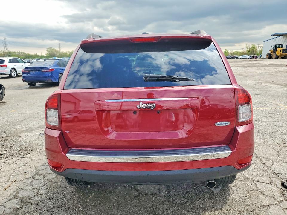 2016 Jeep Compass VIN 1C4NJCEA7GD806815 COPART salvage auction — FRONT END, Il - Salvage Certificate, sold $800 on 2026-07-03 (photo 6)