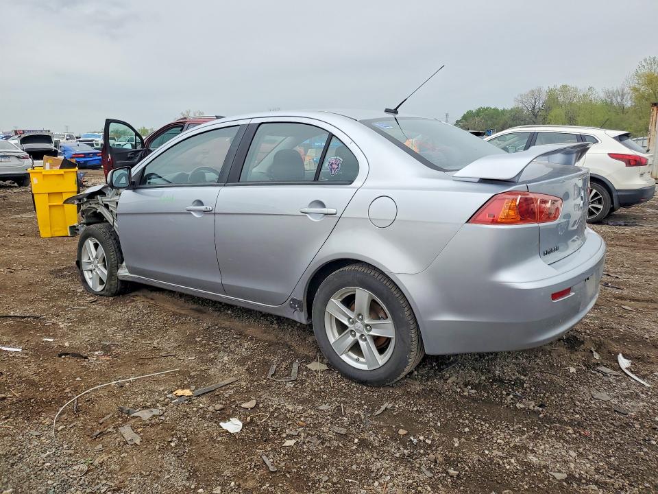 2009 Mitsubishi Lancer VIN JA3AU26U79U007434 COPART salvage auction — FRONT END, IL - SALVAGE CERTIFICATE, sold $375 on 2026-07-29 (photo 2)