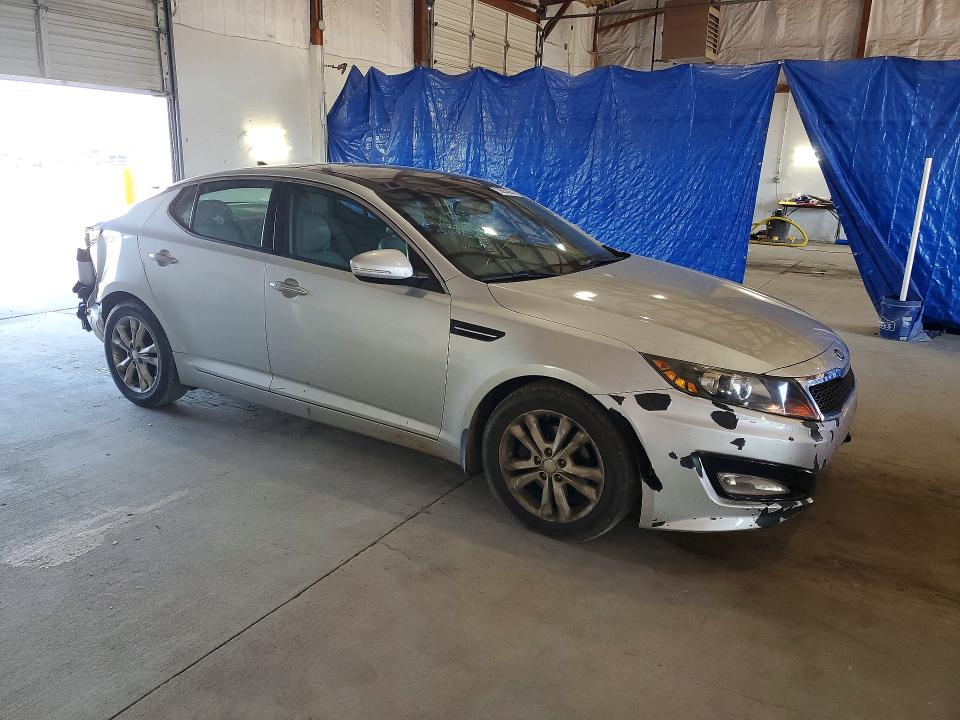 2013 Kia Optima VIN 5XXGN4A73DG127655 COPART salvage auction — REAR END, Salvage Title, sold $300 on 2026-07-13 (photo 4)