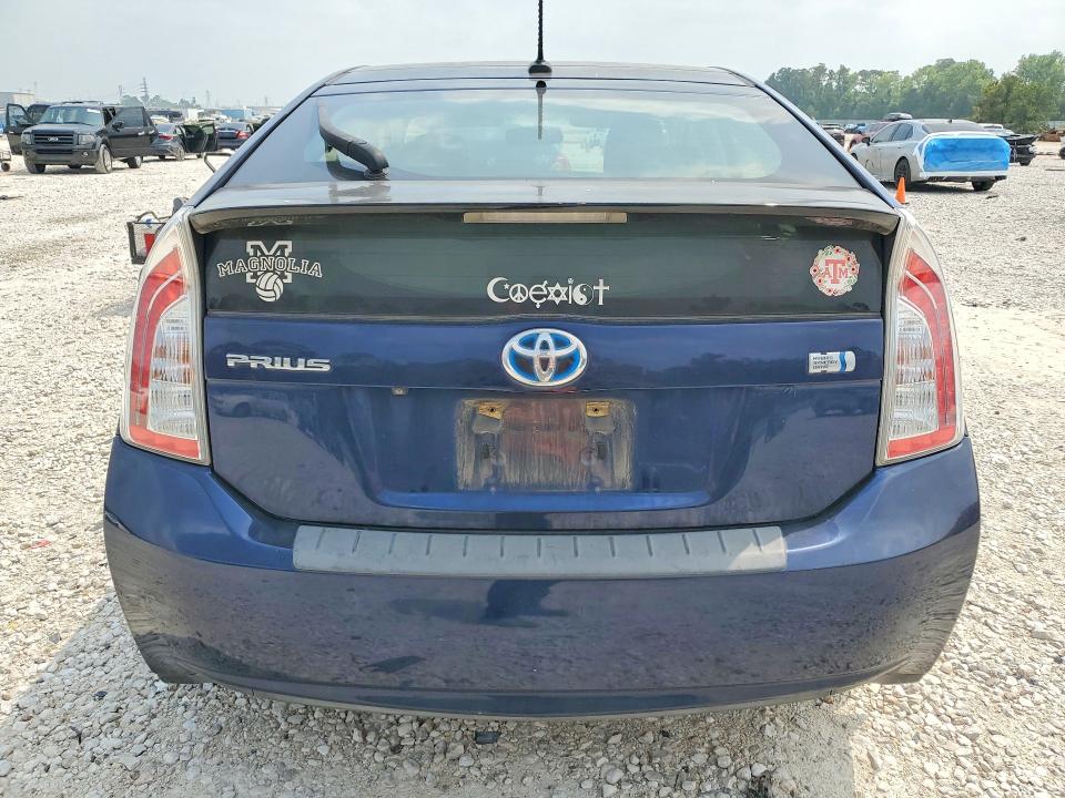 2014 Toyota Prius VIN JTDKN3DU4E1856556 COPART salvage auction — FRONT END, Tx - Certificate Of Title, sold $3,250 on 2026-07-02 (photo 6)