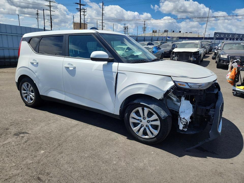 2022 Kia Soul VIN KNDJ23AU2N7172756 COPART salvage auction — FRONT END, Ca - Salvage Certificate, sold $2,650 on 2026-07-08 (photo 4)