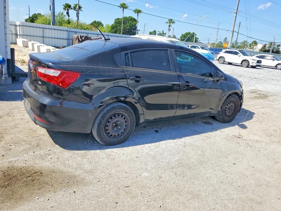 2017 Kia Rio VIN KNADM4A39H6037656 COPART salvage auction — FRONT END, Fl - Cert Of Title Slvg Rebuildable, sold $700 on 2026-07-06 (photo 3)