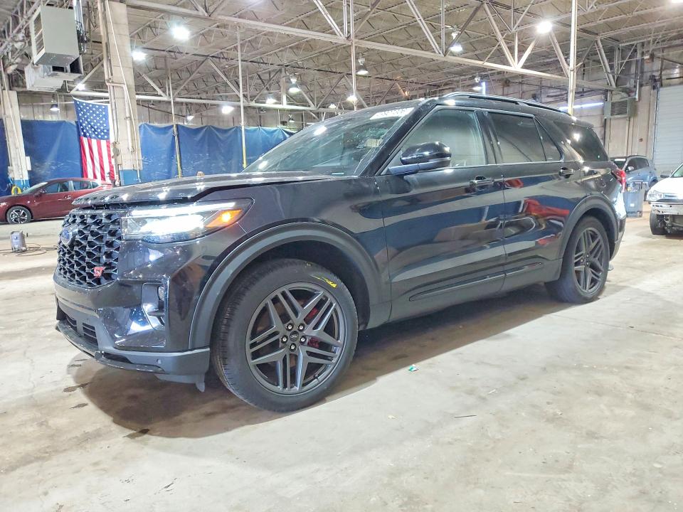 2025 Ford Explorer VIN 1FMWK8GC1SGB17417 COPART salvage auction — SIDE, Mi - Certificate Of Title, sold $17,700 on 2026-07-02 (photo 1)