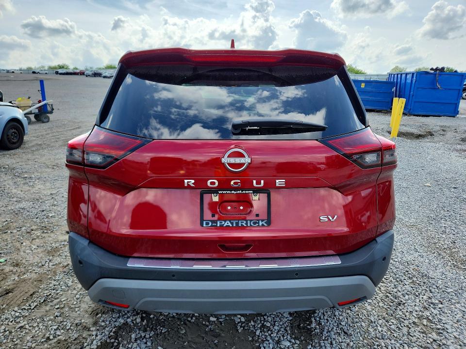 2022 Nissan Rogue VIN 5N1BT3BA9NC670297 COPART salvage auction — SIDE, Salvage Title, sold $5,400 on 2026-07-09 (photo 6)