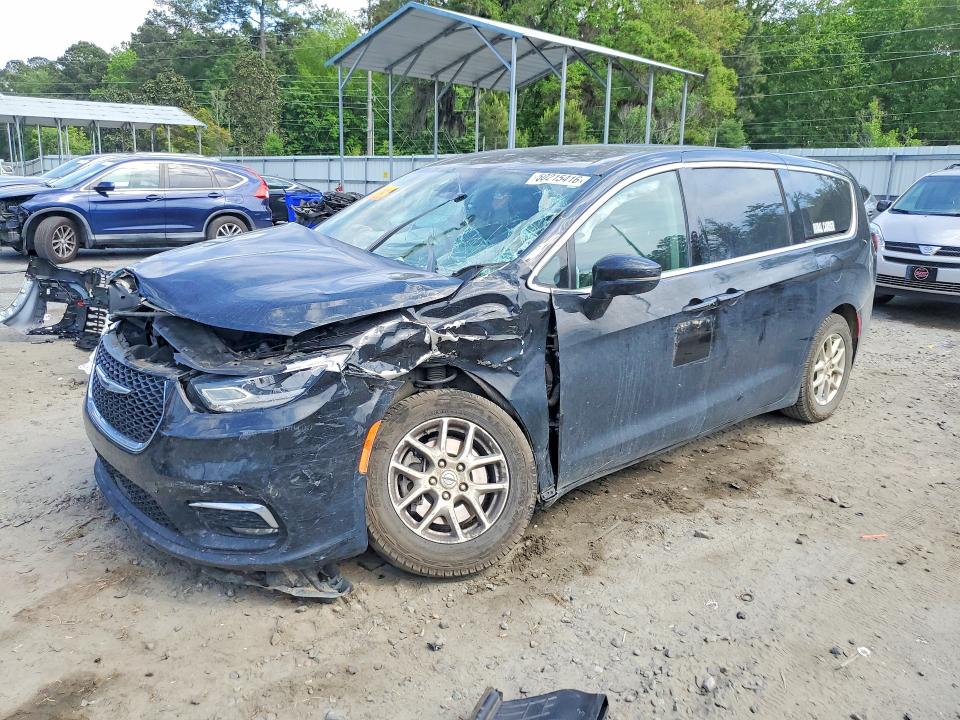 2023 Chrysler Pacifica VIN 2C4RC1BGXPR552717 COPART salvage auction — FRONT END, Ga - Cert Of Title-Salvage, sold $2,450 on 2026-07-09 (photo 1)