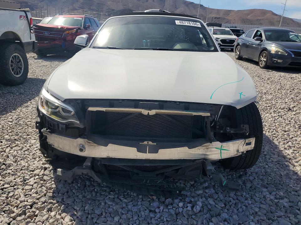 2017 BMW 2er VIN WBA2K9C34H7A26357 COPART salvage auction — FRONT END, Nv - Salvage Title, sold $3,300 on 2026-07-08 (photo 5)