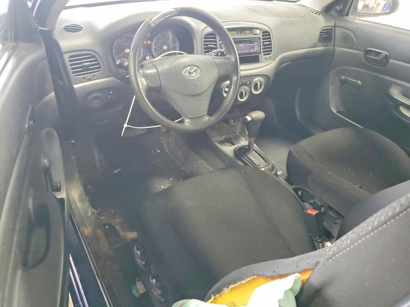 2007 Hyundai Accent VIN KMHCM36C77U041745 COPART salvage auction — FRONT END, Il - Salvage Certificate, sold $300 on 2026-07-09 (photo 8)