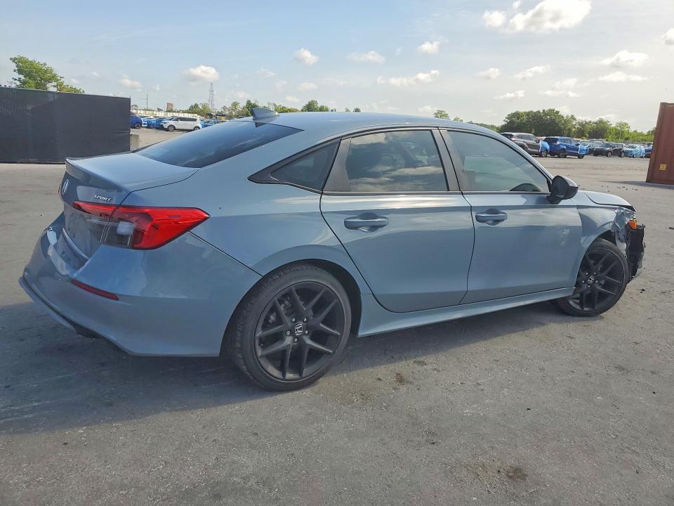 2023 Honda Civic VIN 2HGFE2F54PH543871 COPART salvage auction — FRONT END, Fl - Certificate Of Destruction, sold $6,100 on 2026-07-02 (photo 3)