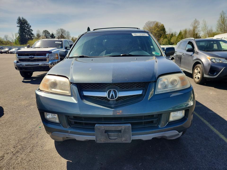 2005 Acura Mdx VIN 2HNYD18695H504064 COPART salvage auction — FRONT END, Or - Salvage Title Certificate, sold $375 on 2026-07-04 (photo 5)