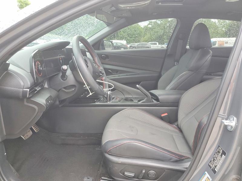 2023 Hyundai Elantra VIN KMHLR4AF0PU608922 COPART salvage auction — FRONT END, Tn - Salvage Certificate, sold $2,050 on 2026-07-28 (photo 7)