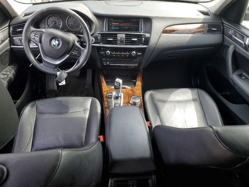 2017 BMW X3 VIN 5UXWZ7C57H0T44077 COPART salvage auction — REAR END, Ca - Dis/Dlr/Exp Only Clean Title (P), sold $875 on 2026-07-07 (photo 8)