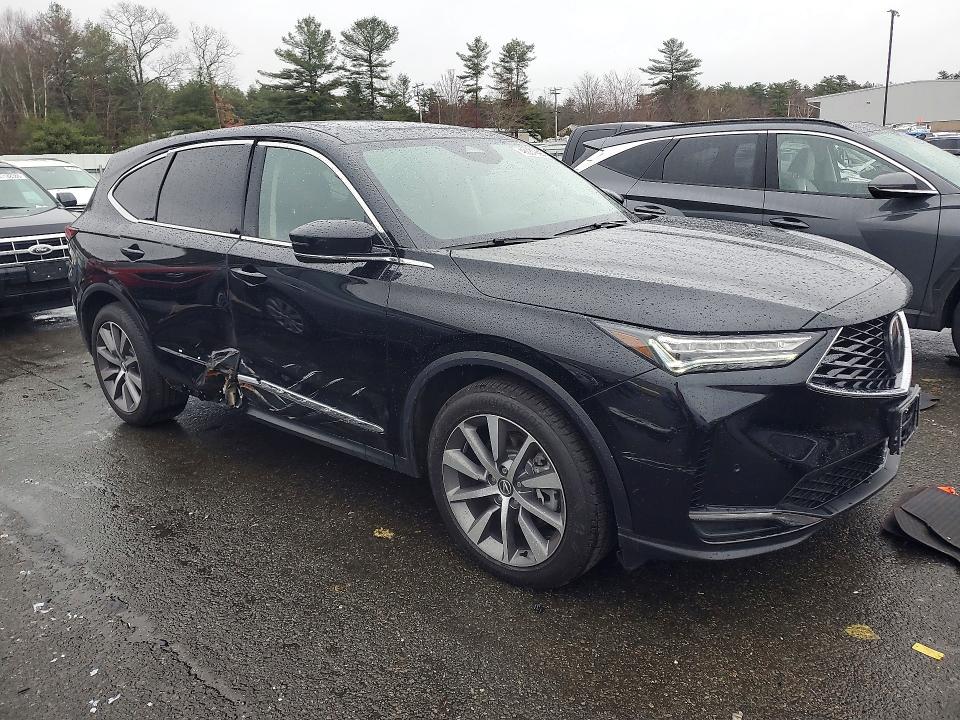 2025 Acura VIN 5J8YE1H45SL021527 COPART salvage auction — SIDE, Id - Salvage Certificate Of Title, sold $21,000 on 2026-07-02 (photo 4)