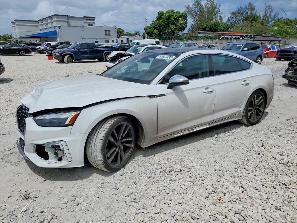 2025 Audi Rs5 VIN WAUA4CF5XSA003902 COPART salvage auction — FRONT END, Fl - Cert Of Title Slvg Rebuildable, sold $18,800 on 2026-07-10 (photo 1)