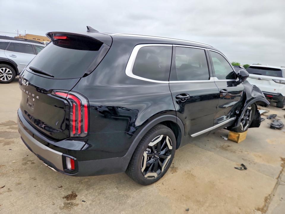 2025 Kia Telluride VIN 5XYP34GC8SG697170 COPART salvage auction — FRONT END, Tx - Salvage Vehicle Title, sold $3,450 on 2026-07-30 (photo 3)