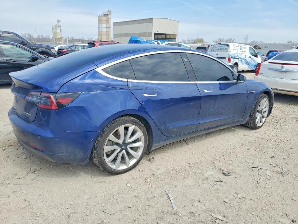 2018 Tesla Model 3 VIN 5YJ3E1EB8JF185416 COPART salvage auction — HAIL, Mn - Cert Of Title-Salvage, sold $1,600 on 2026-07-28 (photo 3)