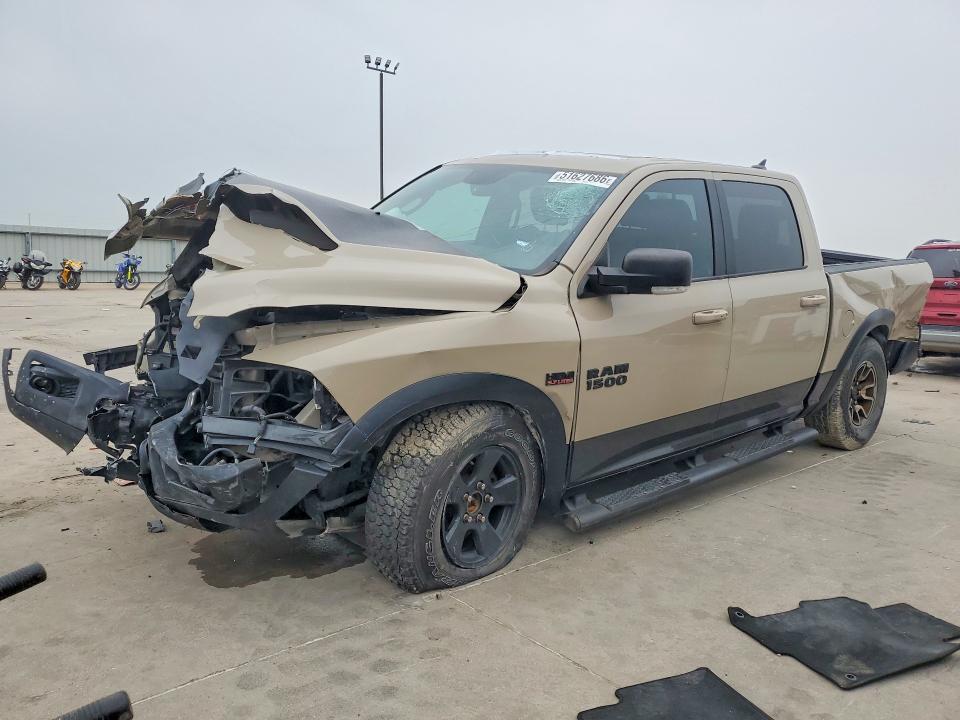 2017 Ram 1500 VIN 1C6RR7YT5HS611931 COPART salvage auction — FRONT END, Tx - Salvage Vehicle Title, sold $1,750 on 2026-07-02 (photo 1)