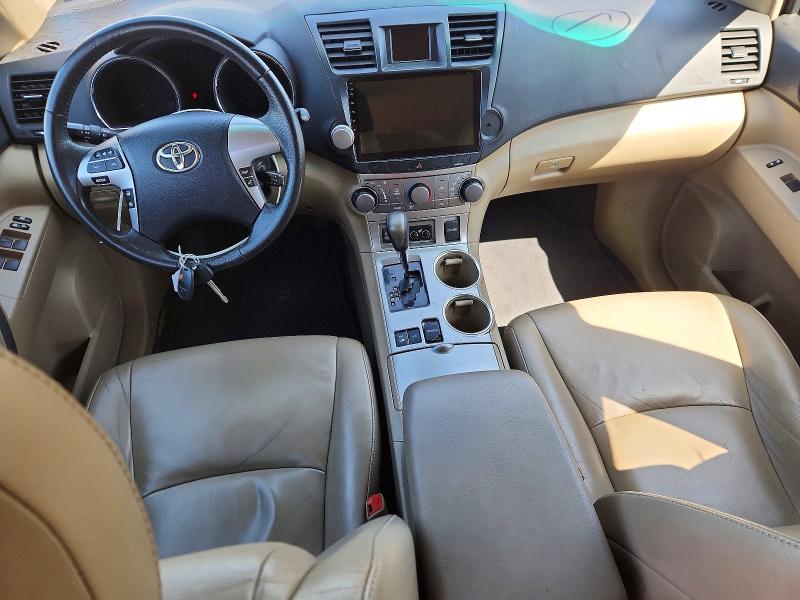 2012 Toyota Highlander VIN 5TDBK3EH8CS147591 COPART salvage auction — FRONT END, Salvage Title, sold $525 on 2026-07-24 (photo 8)