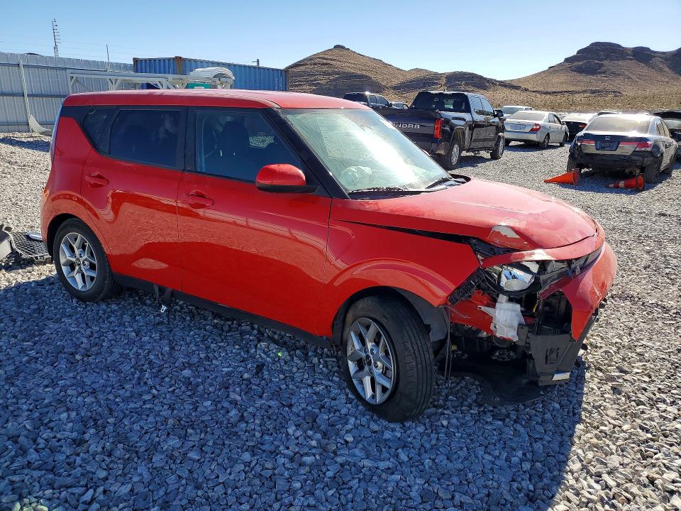 2024 Kia Soul VIN KNDJ23AU9R7232912 COPART salvage auction — FRONT END, Nv - Salvage Title, sold $2,500 on 2026-07-15 (photo 4)