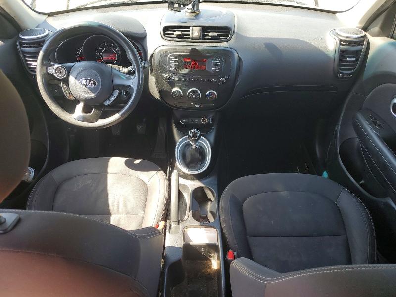 2015 Kia Soul VIN KNDJN2A21F7215873 COPART salvage auction — REAR END, Or - Salvage Title Certificate, sold $1,350 on 2026-07-06 (photo 8)