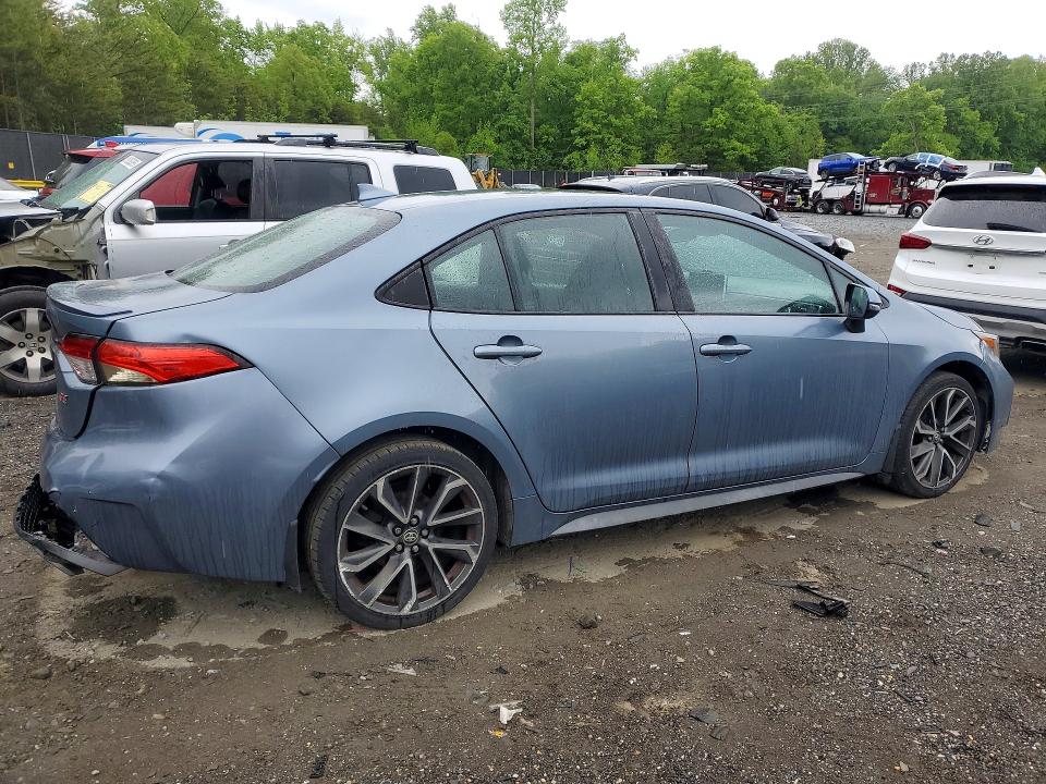 2020 Toyota Corolla VIN 5YFS4RCE4LP031917 COPART salvage auction — SIDE, Md - Cert Of Salvage < 75% Damage, sold $1,650 on 2026-07-21 (photo 3)