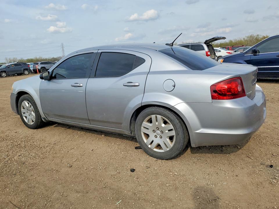 2014 Dodge Avenger VIN 1C3CDZABXEN173805 COPART salvage auction — HAIL, Il - Salvage Certificate, sold $375 on 2026-07-10 (photo 2)