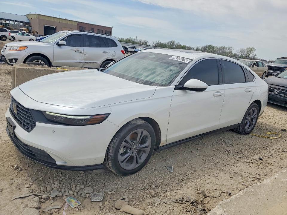 2025 Honda Accord VIN 1HGCY2F67SA074382 COPART salvage auction — UNDERCARRIAGE, Ks - Cert Of Title-Salvage, sold $10,500 on 2026-07-09 (photo 1)