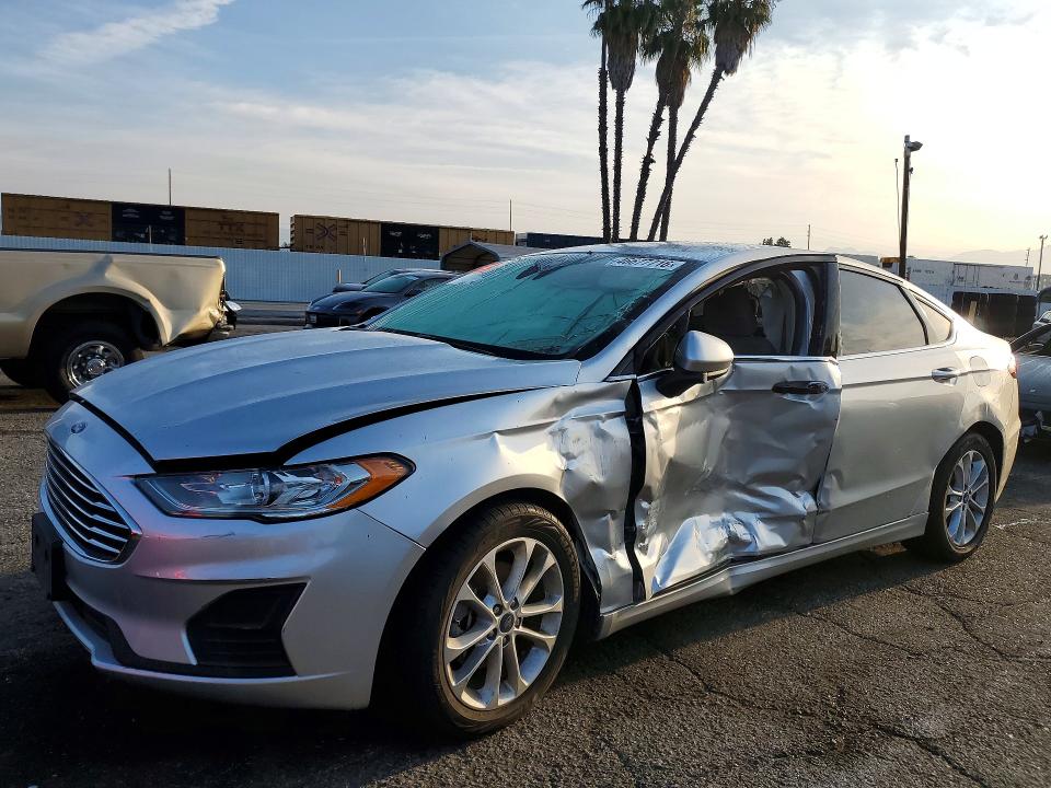 2019 Ford Fusion VIN 3FA6P0HDXKR145861 COPART salvage auction — SIDE, Ca - Salvage Certificate, sold $1,550 on 2026-07-02 (photo 1)