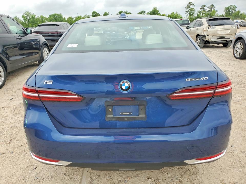 2026 BMW I5 VIN WBY63HG0XTCW34360 COPART salvage auction — FRONT END, Tx - Salvage Vehicle Title, sold $25,250 on 2026-07-07 (photo 6)
