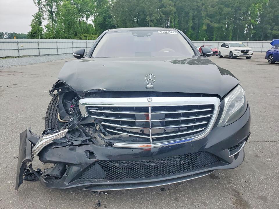 2014 Mercedes-benz S-klasse VIN WDDUG8FB6EA026842 COPART salvage auction — FRONT END, Nc - Salvage Certificate Of Title, sold $3,700 on 2026-07-24 (photo 5)