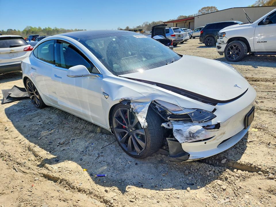 2020 Tesla Model 3 VIN 5YJ3E1EC4LF623845 COPART salvage auction — FRONT END, Md - Cert Of Salvage > 75% Damage, sold $300 on 2026-07-07 (photo 4)