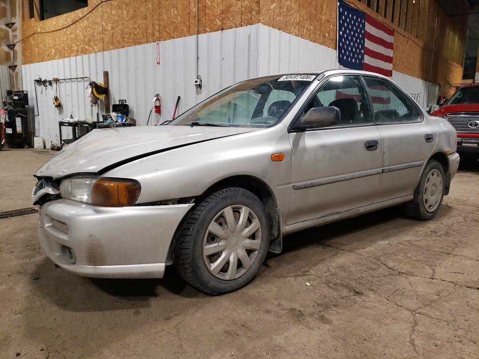 1999 Subaru Impreza VIN JF1GC4358XH502583 COPART salvage auction — FRONT END, Ak - Parts Only Bill Of Sale, sold $20 on 2026-07-21 (photo 1)
